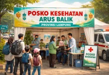 Dinkes Lampung Siapkan 79 Posko Kesehatan saat Arus Balik
