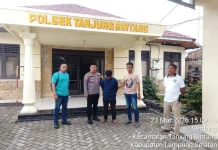 Polsek Tanjung Bintang Tangkap Pelaku Curanmor