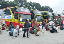 Delapan Bus Mudik Gratis Layani Arus Balik