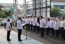 Apel Pagi Perdana usai Ramadan, Kantah Bandar Lampung Perkuat Layanan