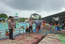 Polsek Tanjung Raya Pengamanan Objek Wisata