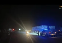 Satgas Kamseltibcar Lantas Polres Mesuji Tertibkan Kendaraan Sumbu 3 di Jalintim