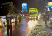 Polres Lampung Tengah Imbau Truk Sumbu Tiga Tunda Perjalanan