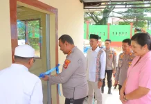 Kapolresta Bandar Lampung Resmikan Mushola Al Yakob