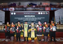 Unila Luluskan 1.109 Wisudawan, Fokus pada Kurikulum Berbasis Dampak