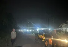Patroli Malam Polsek Gunung Agung Antisipasi C3 dan Gangguan Kamtibmas