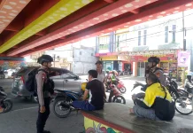 Detasemen Gegana Satbrimob Polda Lampung Gelar Patroli Dialogis