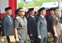 Kasdam XXI/Radin Inten Hadiri Upacara Peringatan Hari Jadi ke-62 Provinsi Lampung