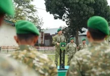 Danrem 043/Gatam Tekankan Disiplin Dan Profesionalisme Prajurit