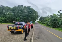 Polres Lampung Utara Antisipasi Kejahatan Jalanan di Jalinsum