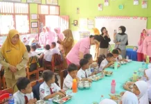 Tiga SPPG Polresta Bandar Lampung Mulai Distribusikan MBG