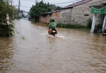 Hujan Deras, Sejumlah Ruas Jalan di Bandar Lampung Tergenang Air
