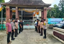 Menjelang Paskah Pemuda Lintas Agama di Pringsewu Bersatu Jaga Gereja