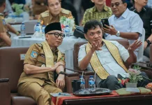 Gubernur dan Ketua Komisi III DPR RI Hadiri Pelantikan Pengurus BEM U KBM Unila