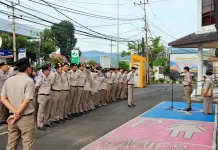 Pasca Long Weekend, Kantor Pertanahan Kota Bandar Lampung Gelar Apel Pagi Disiplin