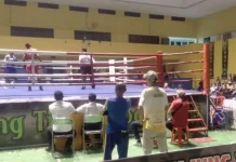 Keterbatasan Sarana Tak Surutkan Latihan Atlet Kick Boxing
