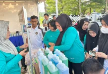 Produk Warga Binaan Lapas Kelas 1 Bandar Lampung Laris Manis di Bazar HBP
