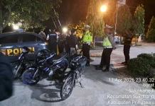 Polisi Tindak Tegas Balap Liar di Pringsewu, 14 Motor Diamankan