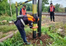 KAI Tanjungkarang Tutup 29 Perlintasan Liar Sepanjang 2025