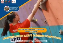 Pembinaan Atlet Usia Dini, FPTI Lampung Gelar Kejuaraan Panjat Tebing 2026