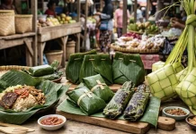 Daun Menggantikan Plastik di Dunia Kuliner Indonesia