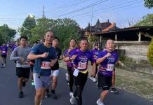 Kapolda Lampung Pimpin Ratusan Personel dan Bhayangkari  Ikuti Kemala Run 2026