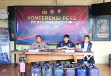Polres Lampung Timur Gagalkan Penyelewengan 2.000 Liter Solar Subsidi