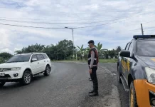 Sat Samapta Mesuji Patroli Rutin Cegah Kejahatan Jalanan