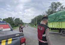 Polisi Gelar Patroli Selter untuk Amankan Jalur Lintas Timur di Mesuji