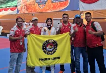 Hari Pertama Kejurnas Kaltim   TI Lampung Koleksi 1 Medali