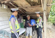 Program Jumat Berkah Sat Lantas Mesuji untuk Bantu Warga