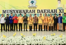 Hadiri Musda Golkar Ke-XI, Bupati Lampung Barat Tekankan Soliditas