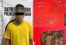 Satresnarkoba Polres Way Kanan Tangkap Pengedar Sabu