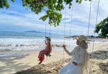 Pantai Bidadari Destinasi Wisata Andalan Pesisir Tanggamus