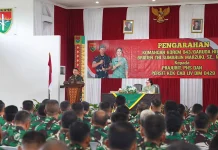 Danrem 043/Gatam Tekankan Prajurit Kodim 0429/Lamtim Untuk Hindari Pelanggaran