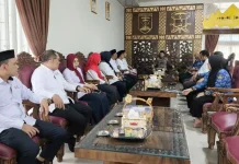 Audiensi dengan Pemkab, PMI Lampung Barat Paparkan Program