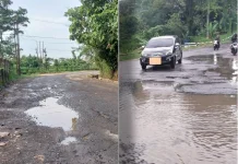 Jalan Yasir Hadi Broto Kedamaian Rusak Parah, Warga Keluhkan Bahaya dan Debu