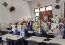 Pelatihan Ecoprint Tingkatkan Kreativitas Siswa Berbasis Lingkungan