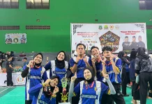 Pendekar Lampung Juara Umum kejurnas Banten, Borong Emas Terbaik