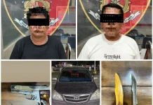 Dua Pria Bawa Senjata Ilegal Diamankan Polres Mesuji