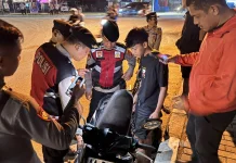 Ciptakan Rasa Aman, Polres Pringsewu Gelar Patroli hingga Dini Hari