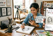 Media Sosial Dorong Bisnis Sketsa