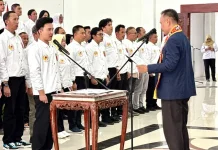 KONI Lampung Barat Dilantik, Bidik Prestasi PON 2028