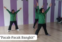 Askab PSSI Mesuji Luncurkan Senam Pacak Bangkit Resmi