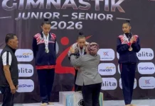 Tri Wahyuni Jadi Motor Kesuksesan Lampung di Kejurnas Senam Ritmik