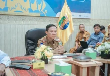 Sekdaprov Lampung Ikuti Peluncuran Buku Panduan Pendidikan Antikorupsi