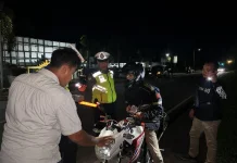 Jaga Perbatasan, Polres Mesuji Perketat Pemeriksaan Kendaraan di Jalintim