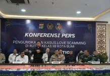 Polda Lampung Ungkap Love Scamming dari Rutan Kotabumi, Kerugian Rp1,4 Miliar