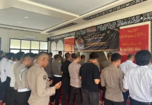 Polres Mesuji Kenang Almarhum Bripka Arya Supena