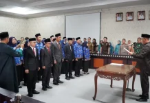 30 Pejabat Dilantik, Wabup Tubaba Tekankan ASN Harus Profesional dan Mengabdi